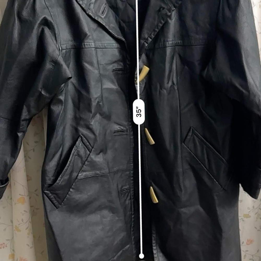 Vintage leather jacket - Picture 3 of 5